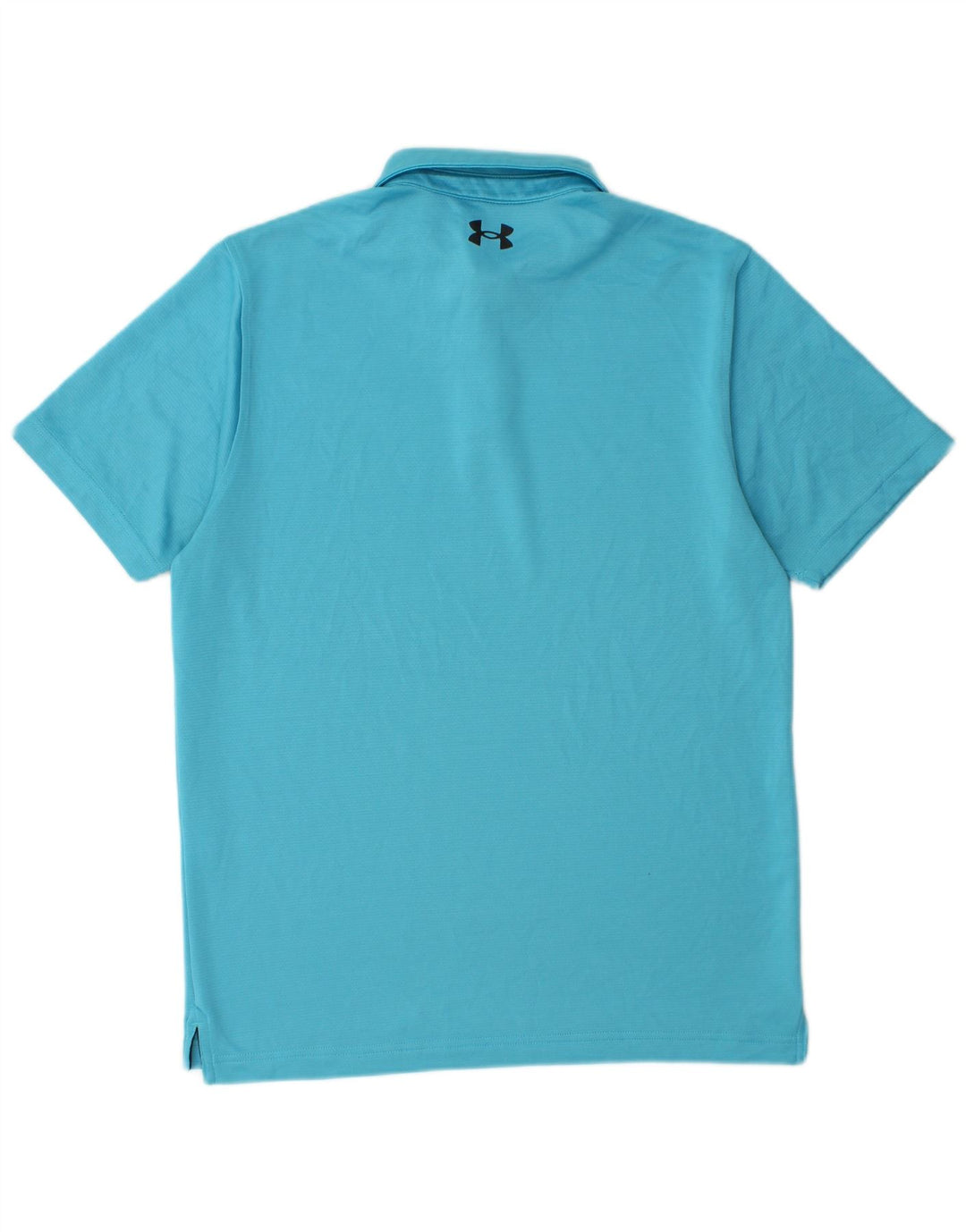 Męska koszulka polo o luźnym kroju UNDER ARMOUR, średni niebieski, poliester