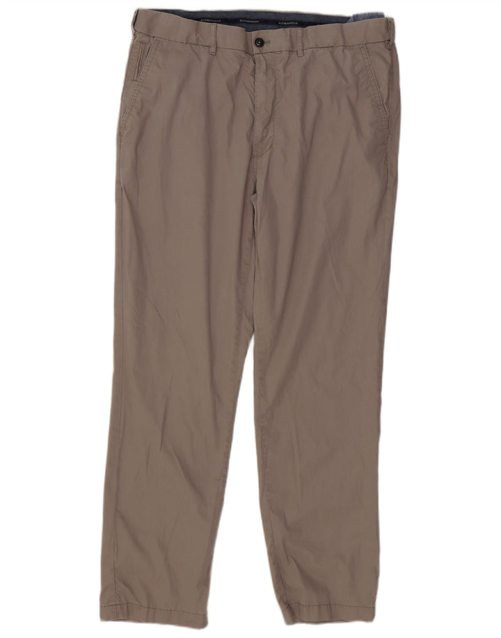 Męskie spodnie chino Marks & Spencer Blue Harbor Straight W38 L31 szare