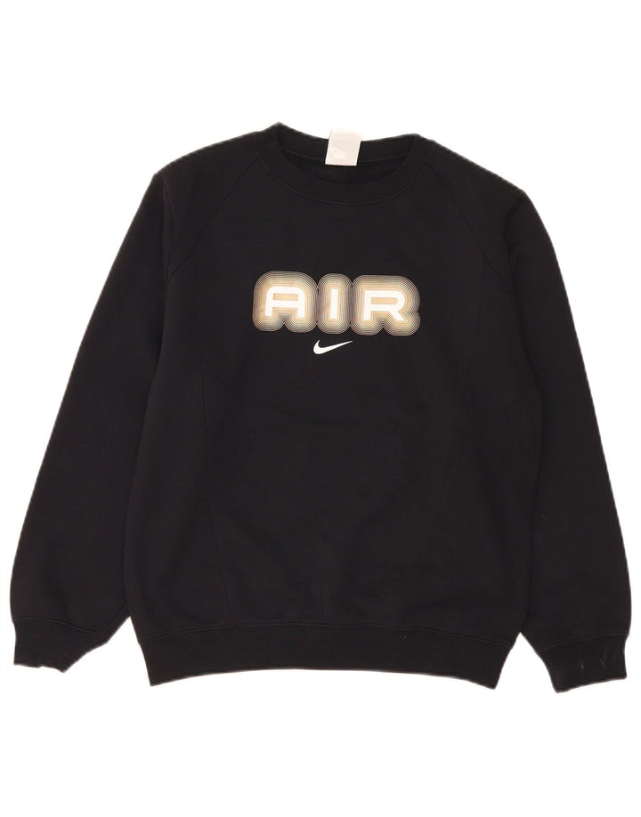 Chłopięcy sweter Nike Air Graphic 12-13 lat, duży, czarny poliester