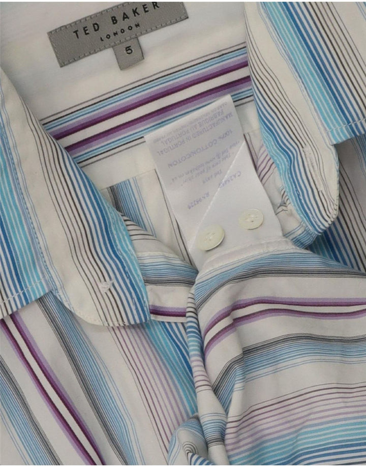 Koszula męska Ted Baker, rozmiar 5 XL, wielokolorowa, bawełniana w paski