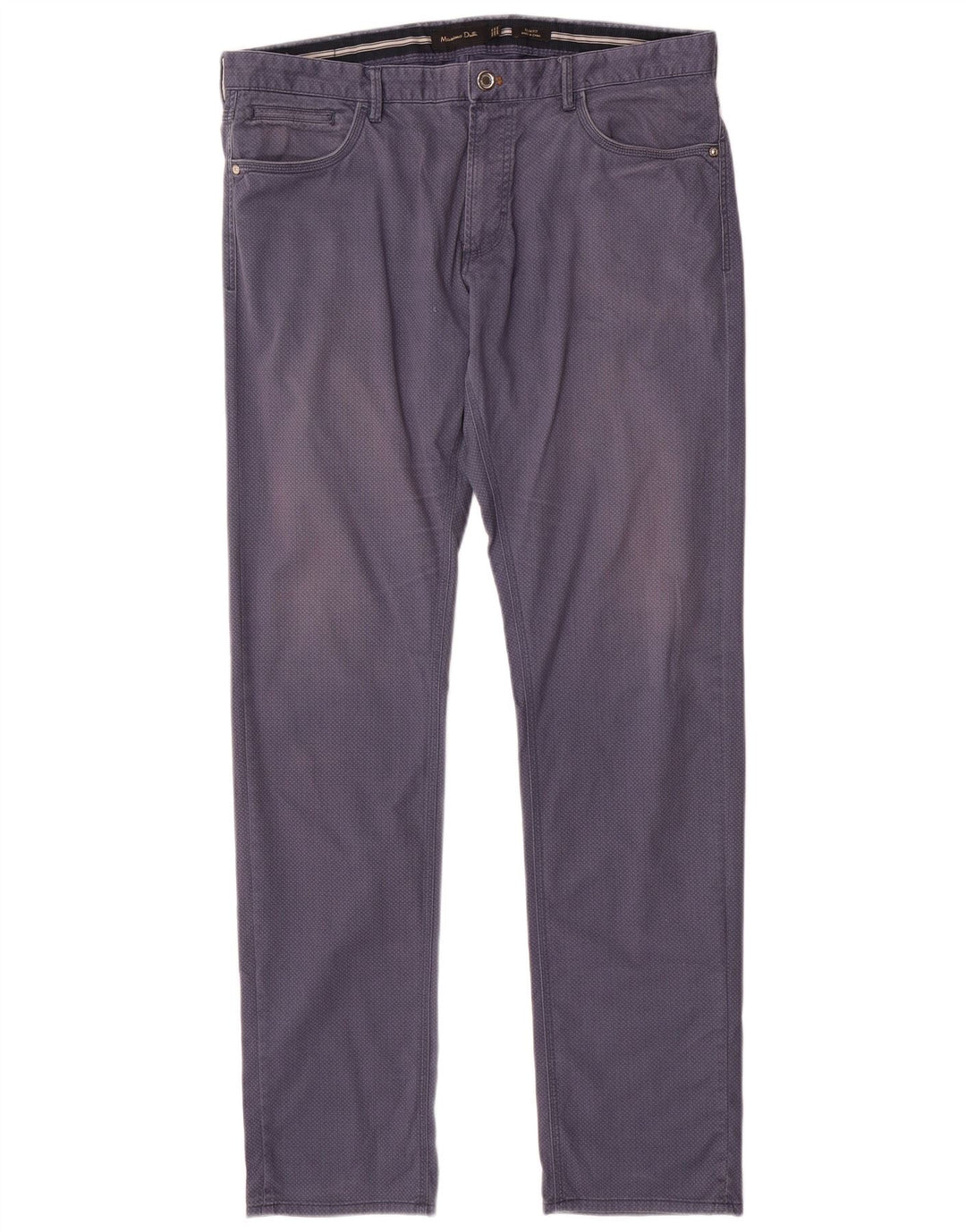 Spodnie męskie MASSIMO DUTTI EU 44 Large W34 L33 Granatowe w cętki