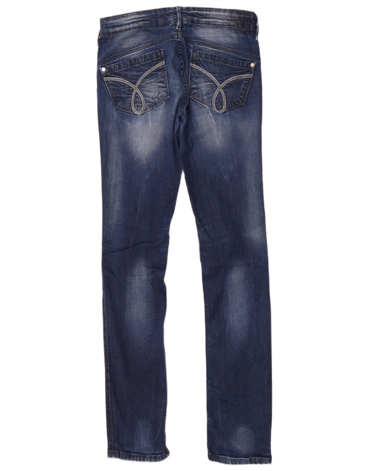 Damskie dżinsy rurki CALVIN KLEIN Body Fit W28 L33 Niebieskie, bawełniane