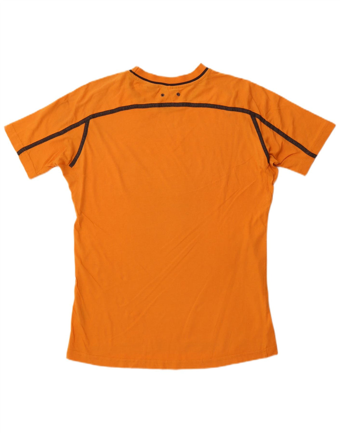 FILA Męski T-shirt Top Średniej Pomarańczowej Bawełny