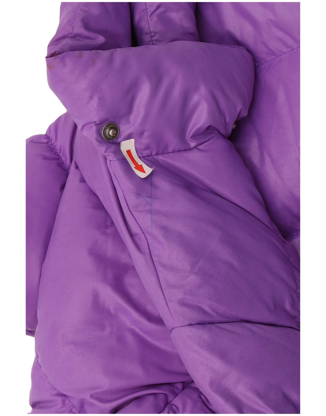 Wyściełana kurtka dziewczęca Woolrich 11-12 lat, fioletowa nylonowa
