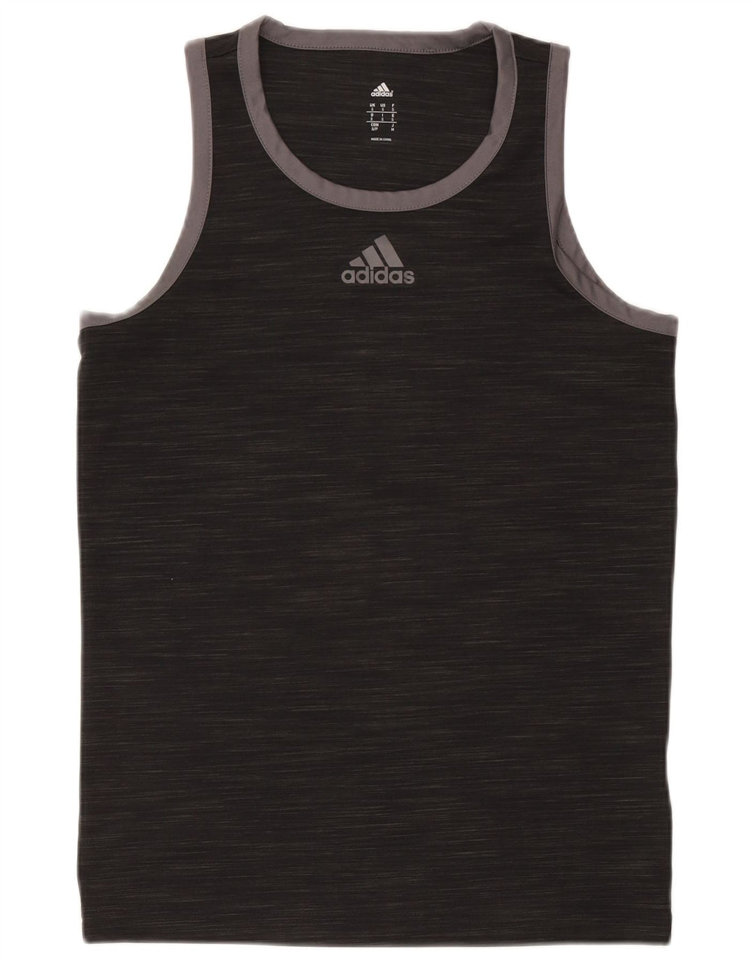 Adidas Męska Kamizelka Top Mała Czarna Nakrapiana Poliester