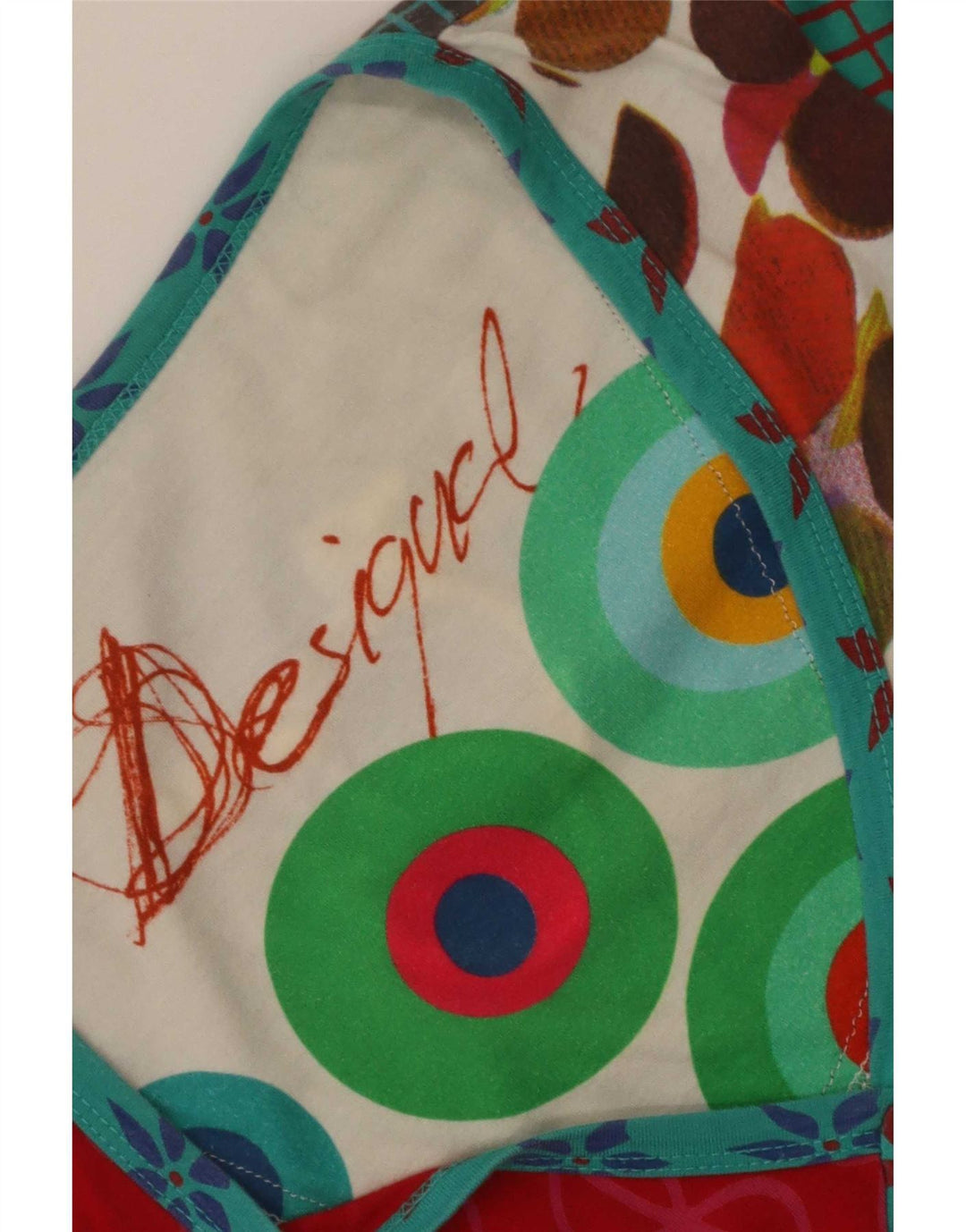 Damski top-tunika Desigual UK 12, średni, wielokolorowy w kwiaty