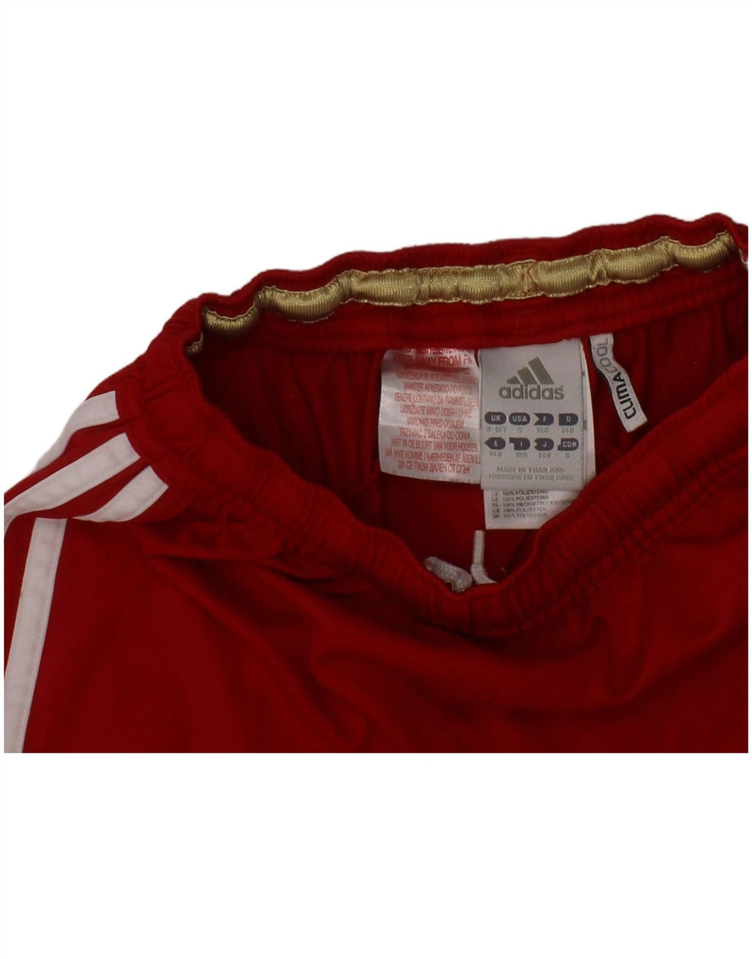 ADIDAS Boys Liverpool Sport Shorts 9-10 Years  Red Polyester