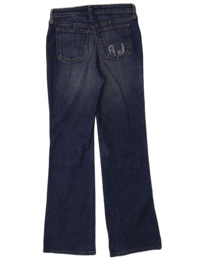 Damskie jeansy Bootcut Armani W27 L29 Niebieskie bawełniane