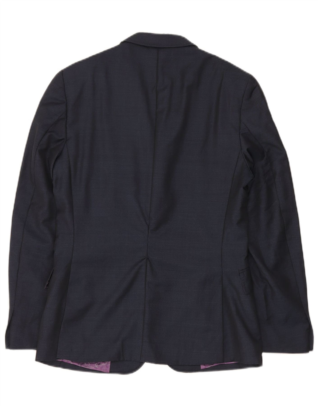 Ted Baker Męska marynarka zapinana na 1 guzik US 36, mała, granatowa, wełniana
