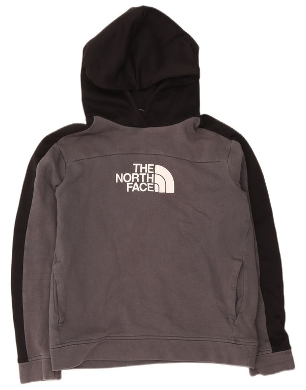 Chłopięcy sweter z kapturem The North Face z grafiką 14-15 lat XL, szary, blok kolorów