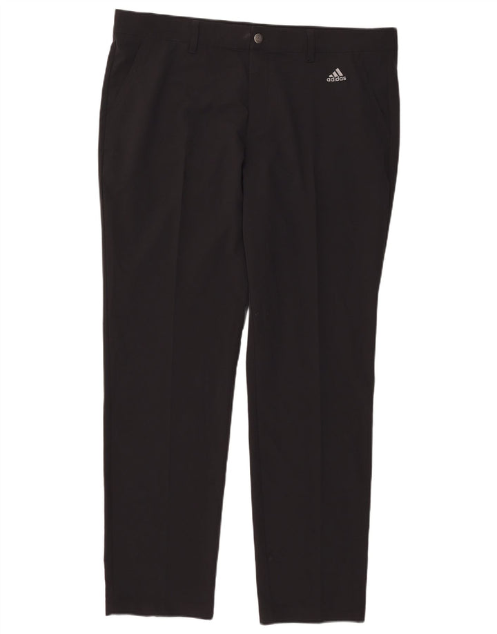 Adidas Męskie spodnie Chino Slim W38 L32 Czarny poliester