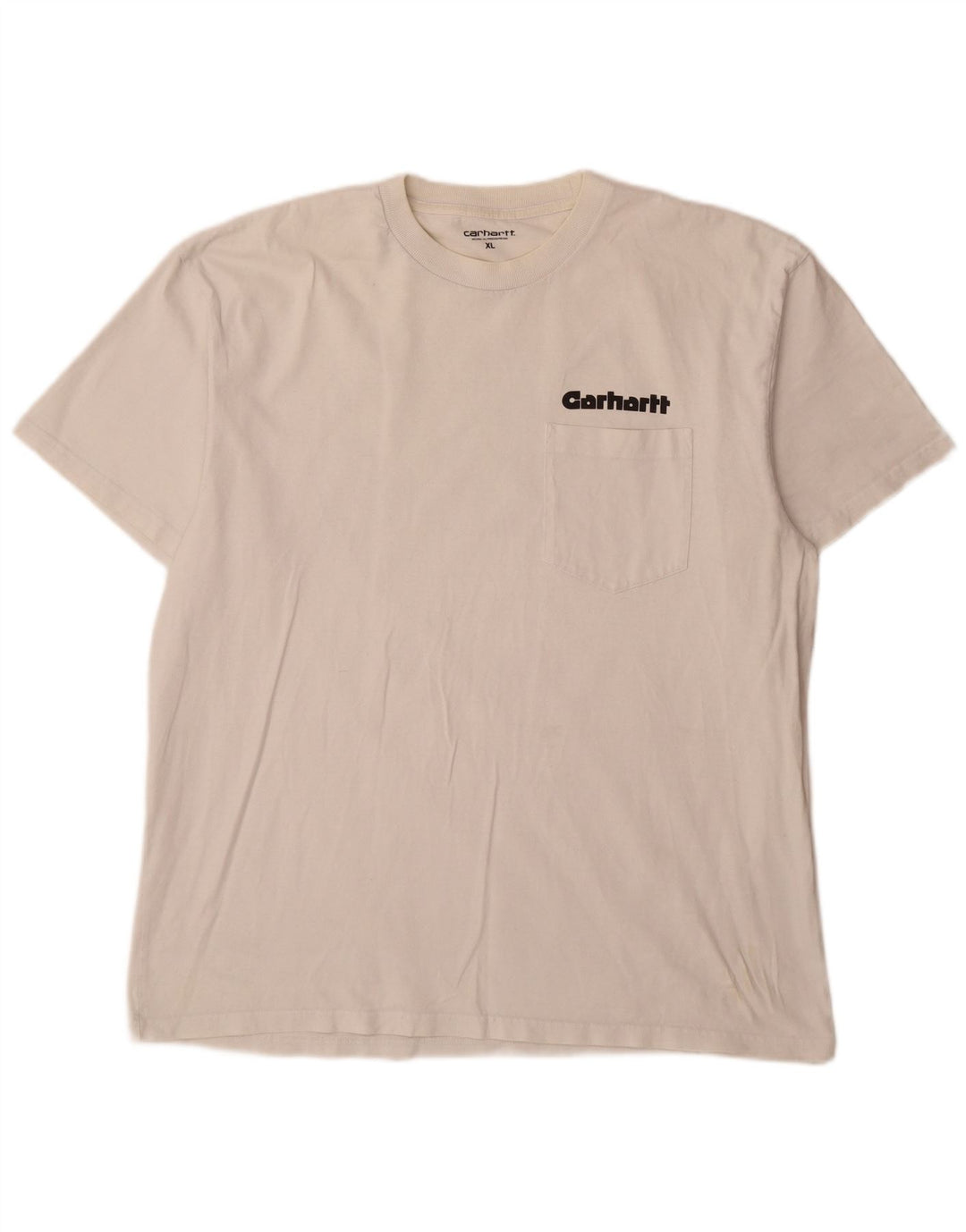 Męska koszulka z grafiką Carhartt, góra XL, biała bawełna