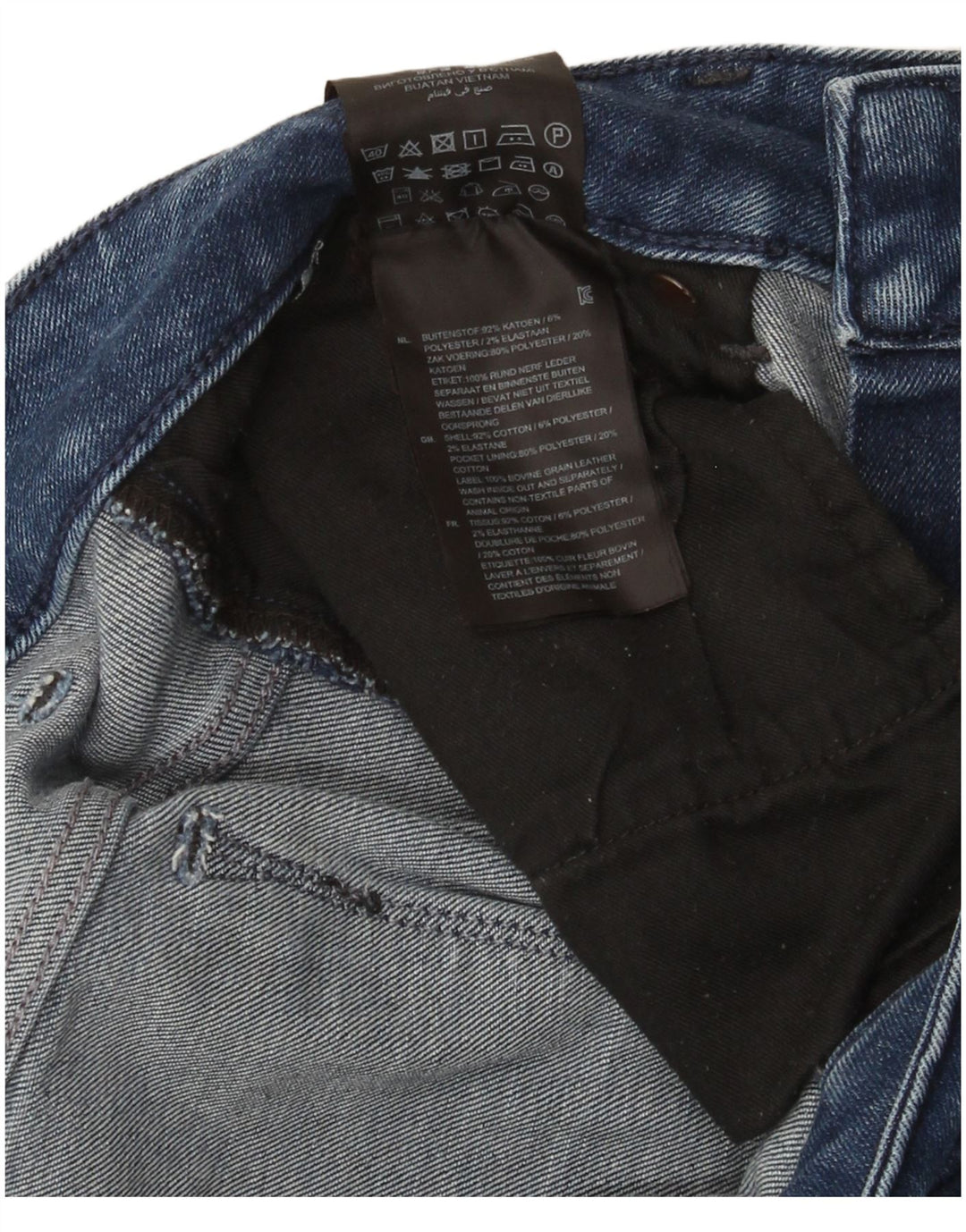 Damskie jeansy slim G-Star W29 L32 Niebieskie bawełniane