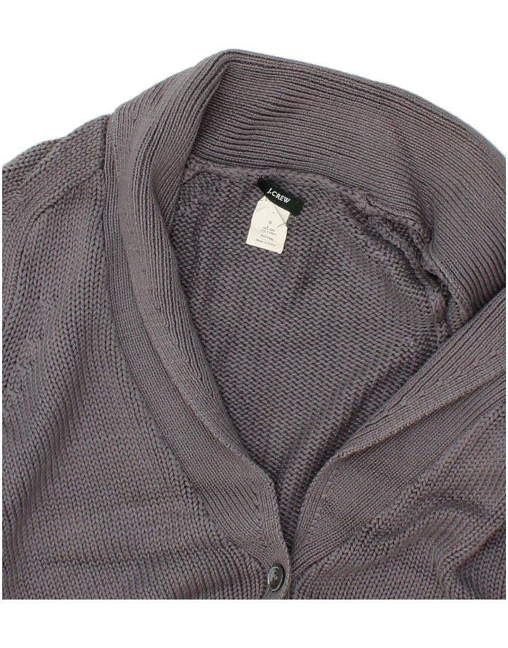 J. CREW Womens Cardigan Sweater UK 10 Small Grey Silk Vintage J. Crew and Second-Hand J. Crew from Messina Hembry 