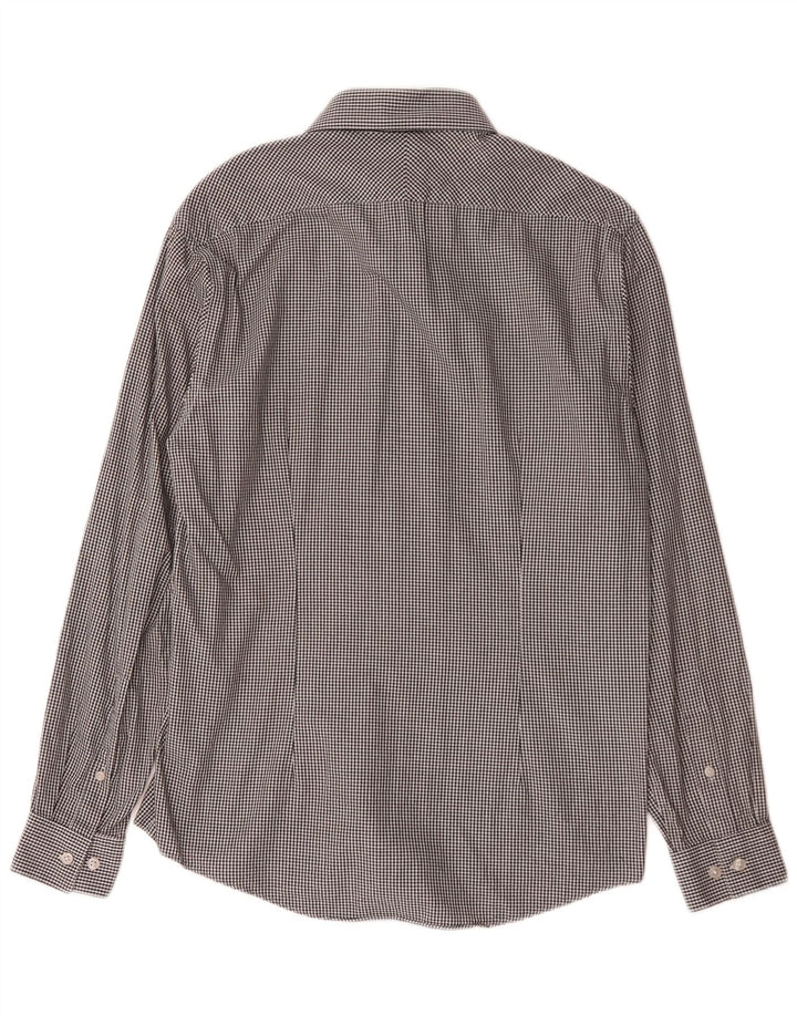 Koszula męska Calvin Klein Slim Fit, rozmiar 39 15 1/2, średnia szara pepitka