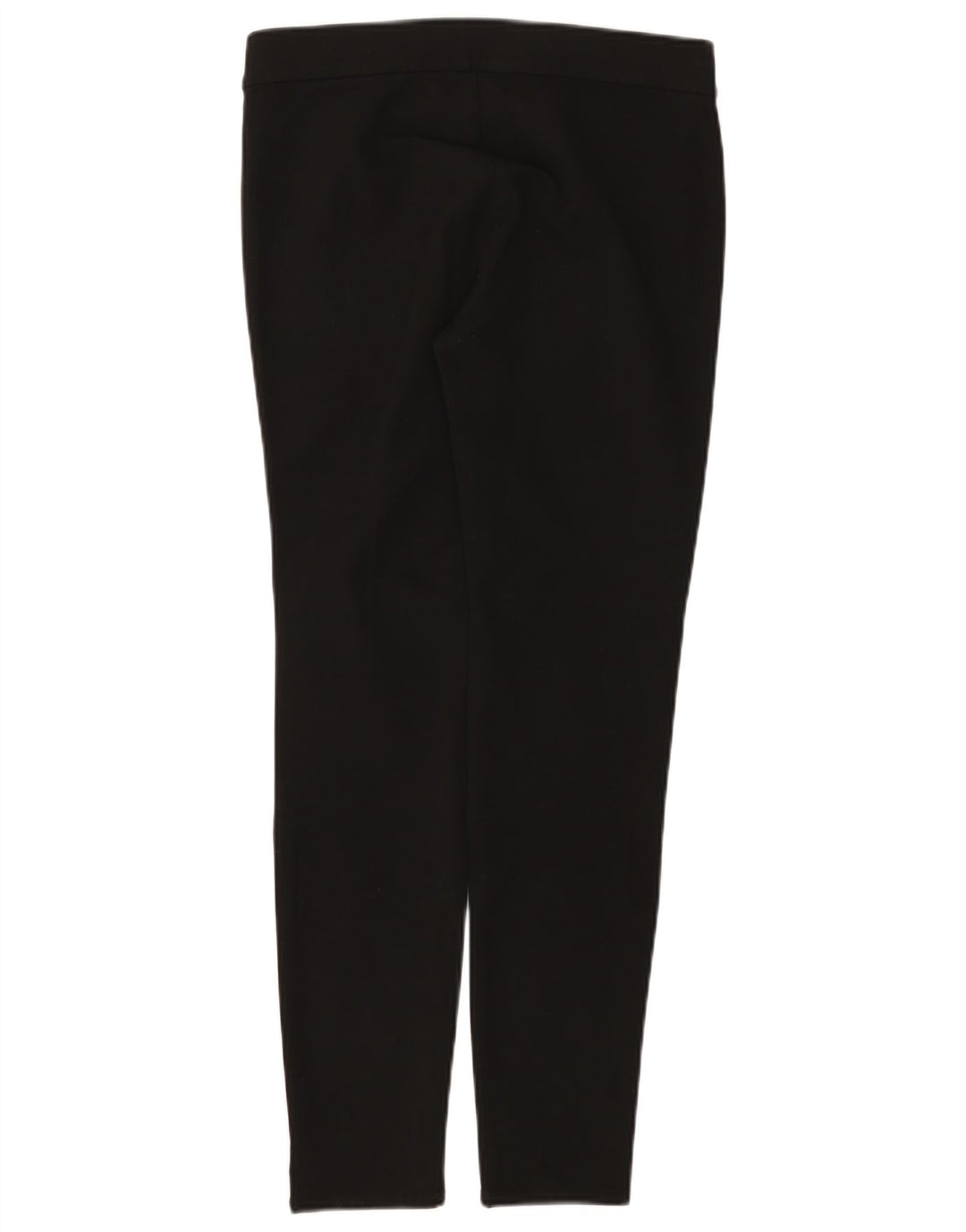 Zara Damskie spodnie typu casual ze średnim stanem, średnie W28 L28, czarne, poliestrowe