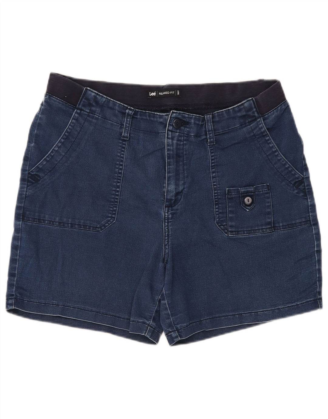 Damskie spodenki jeansowe LEE o swobodnym kroju W36 XL, niebieskie