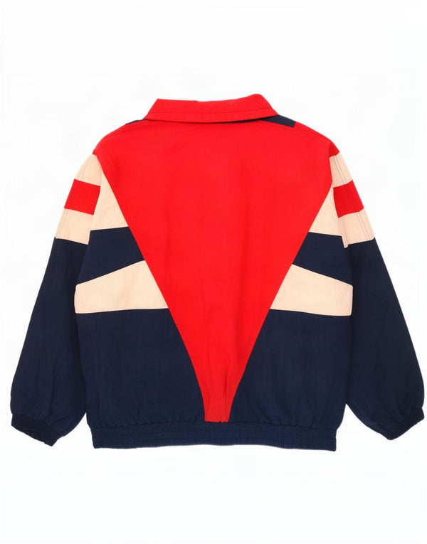 Vintage męska bluza dresowa unisex, EU 52/54, duża granatowa