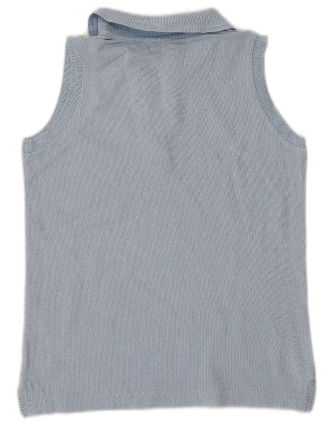 Damska koszulka polo bez rękawów CHAMPION UK 10, mała, niebieska bawełniana