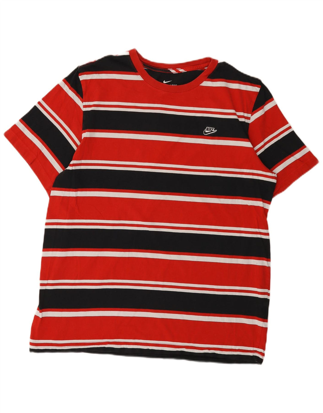 T-shirt męski Nike XL, bawełniany w czerwone paski