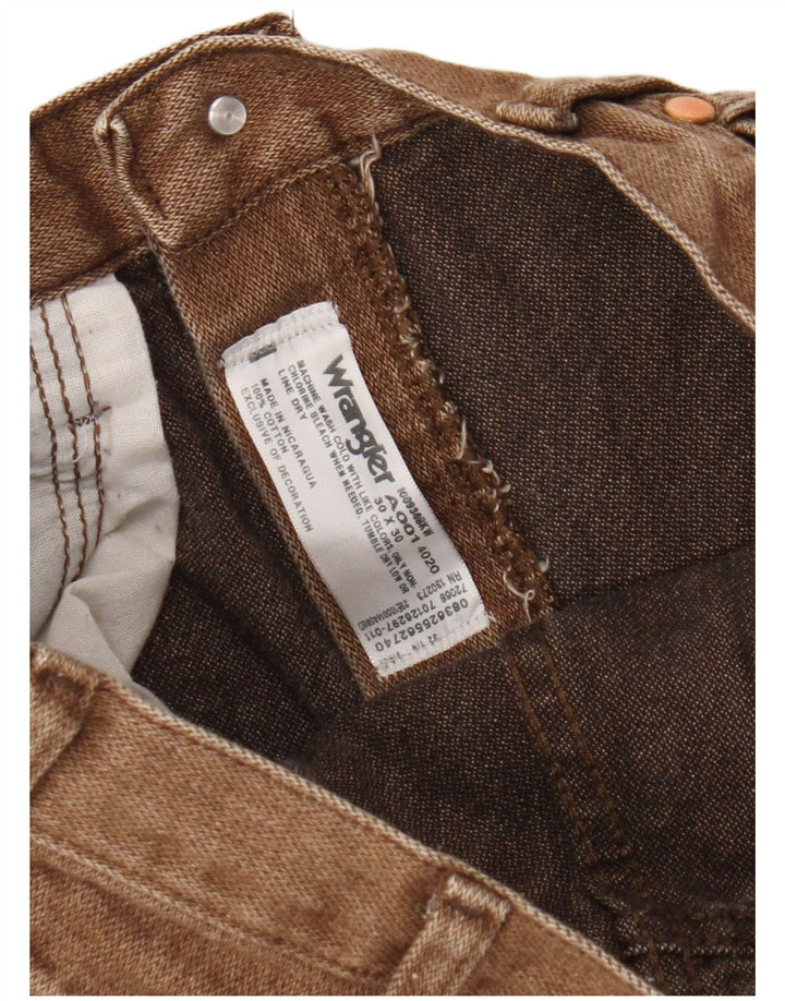 Damskie proste dżinsy Wrangler W30 L30 Brązowa bawełna