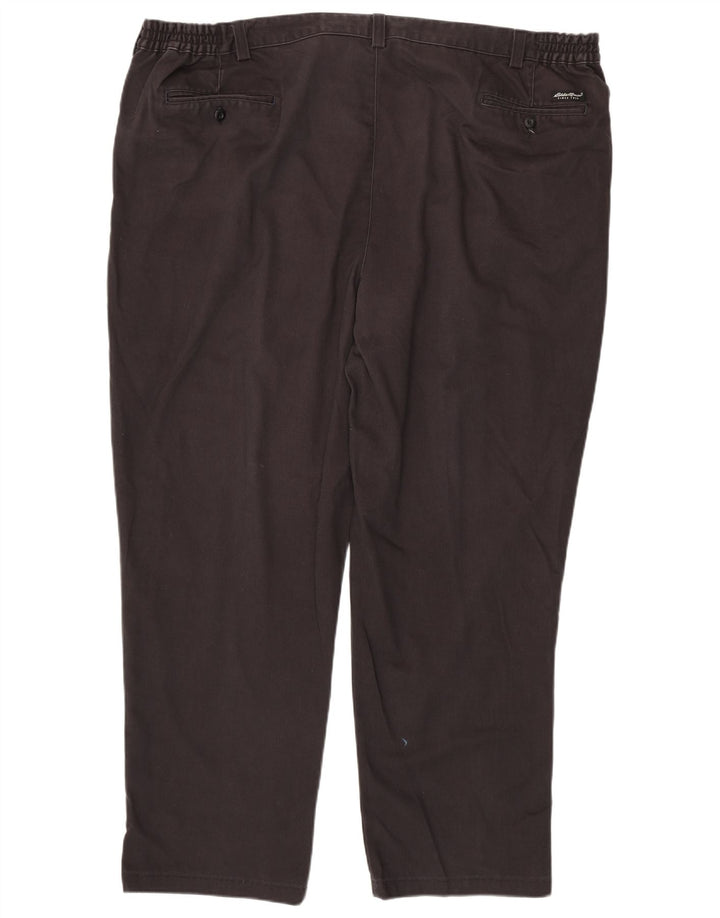 Męskie spodnie chino EDDIE BAUER W48 L31 szara bawełna