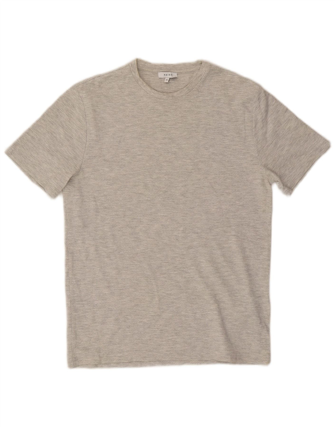 Męska koszulka T-shirt Reiss, średnia, szara, bawełniana nakrapiana