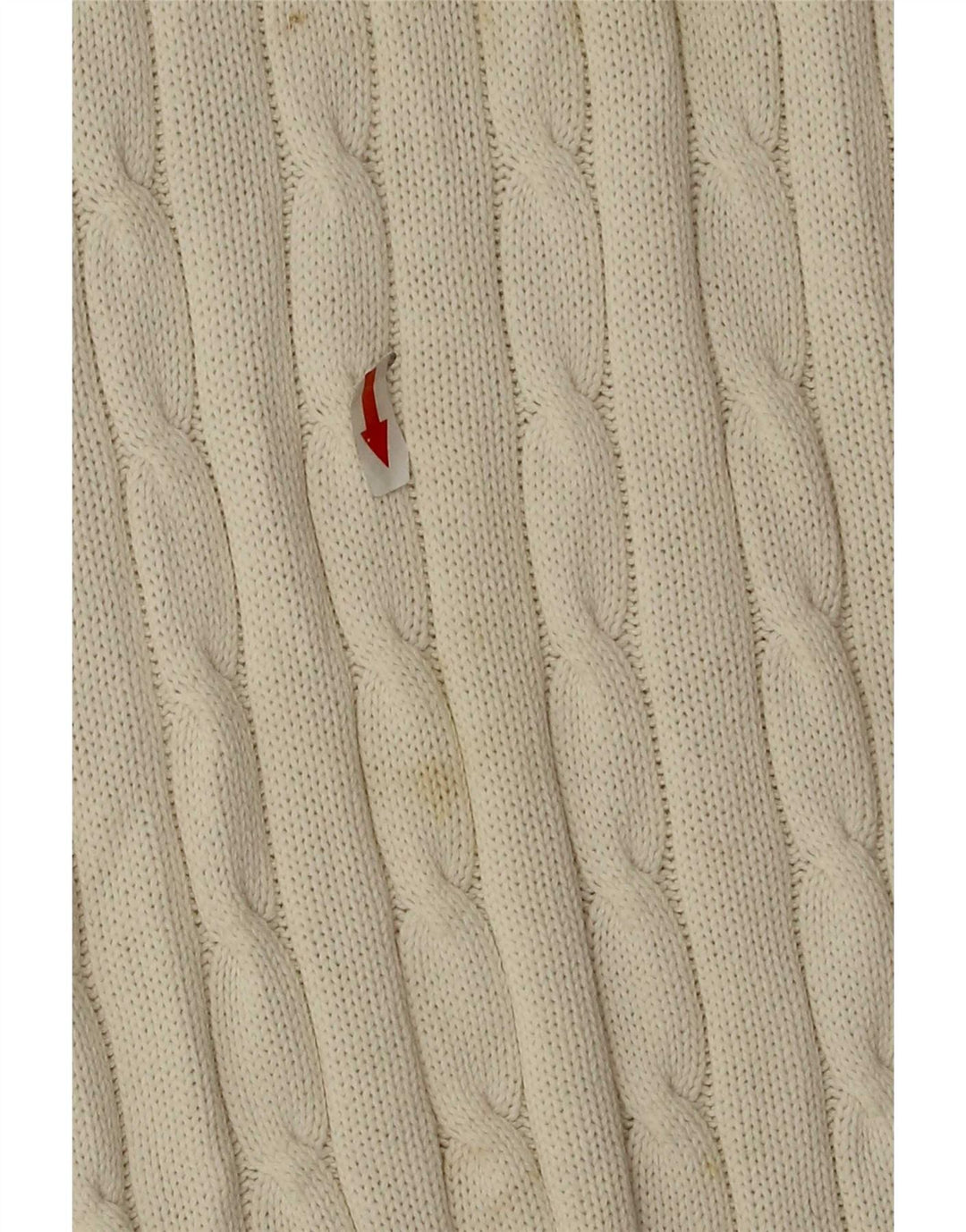 Męski sweter zapinany na zamek Tommy Hilfiger, duży, biały, bawełniany