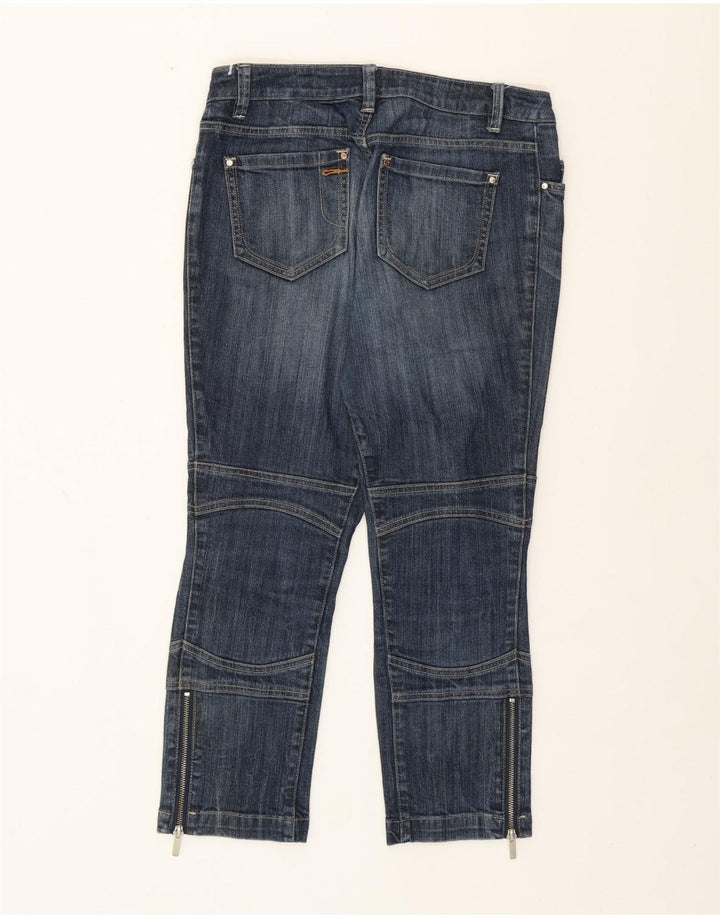 KAREN MILLEN Damskie jeansy o kroju slim UK 10 Small W29 L24 Niebieskie