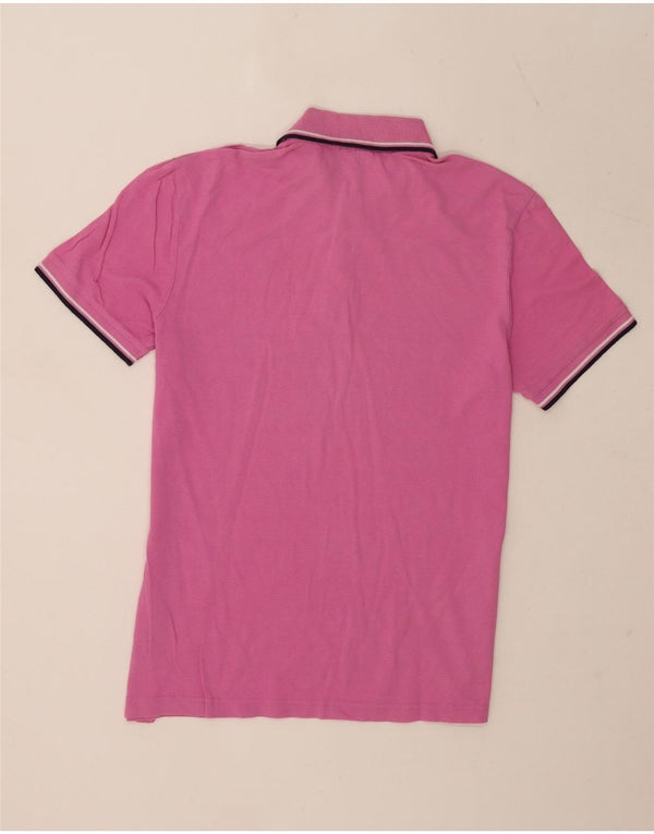 Męska koszulka polo Diadora XL w różowe paski