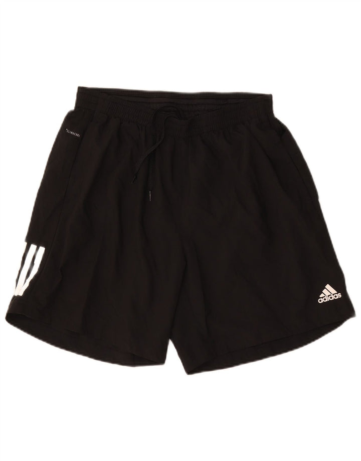 Męskie spodenki sportowe Adidas Climacool, duże, czarne, poliestrowe