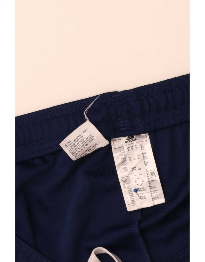Męskie spodnie dresowe Adidas Aeroready XL granatowe, poliestrowe