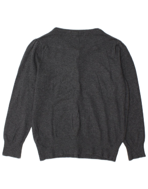 Marks & Spencer Damski sweter kardigan UK 10 Small, szara wiskoza