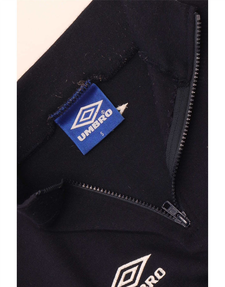 Męska bluza z kapturem i zamkiem błyskawicznym Umbro, mała, granatowa