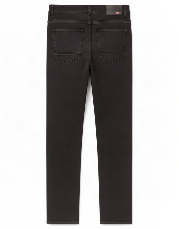 Męskie jeansy slim Hugo Boss W32 L30 Czarne bawełniane