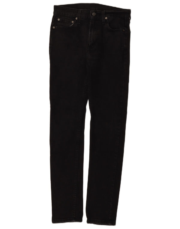 Męskie jeansy Levi's 510 Skinny W30 L32 Czarna bawełna