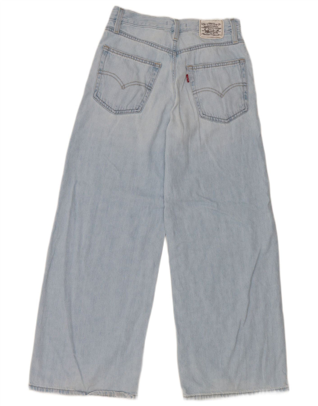 Damskie dżinsy Levi's XL Straight W23 L29 Niebieskie bawełniane