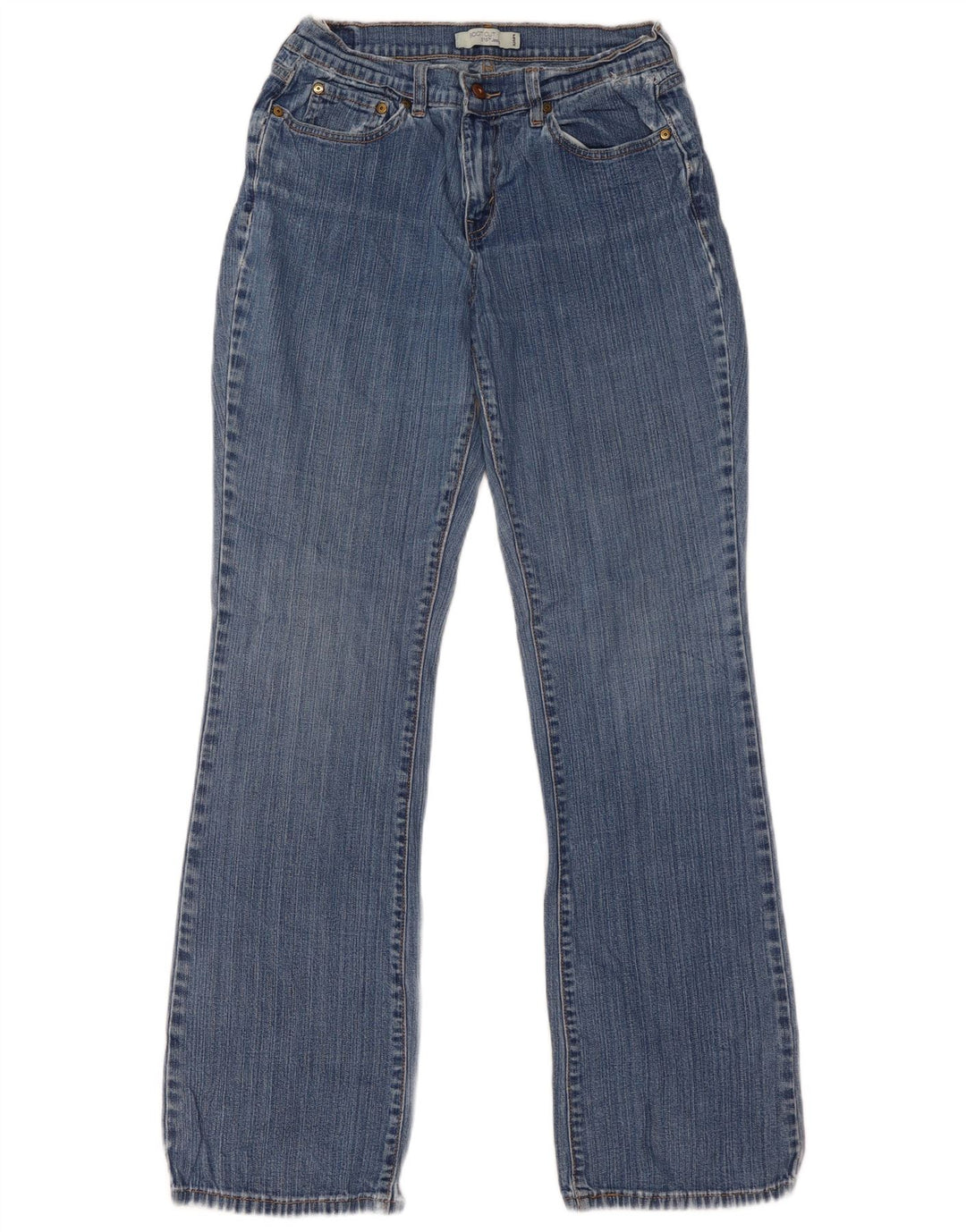 Damskie jeansy Levi's 515 Bootcut US 8 Medium W30 L34 Niebieska bawełna