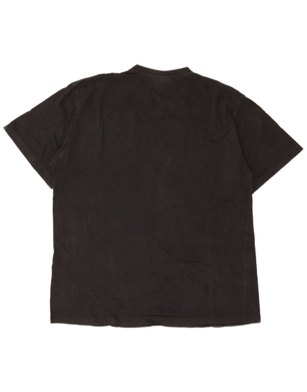 Koszulka męska UMBRO Top UK 47/48 2XL Czarna bawełniana