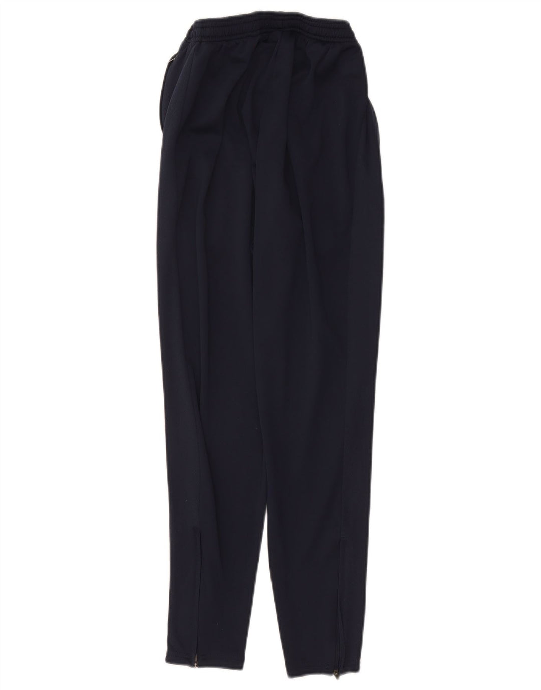 Męskie spodnie dresowe NIKE Dri Fit z grafiką, małe, granatowe, z poliestru