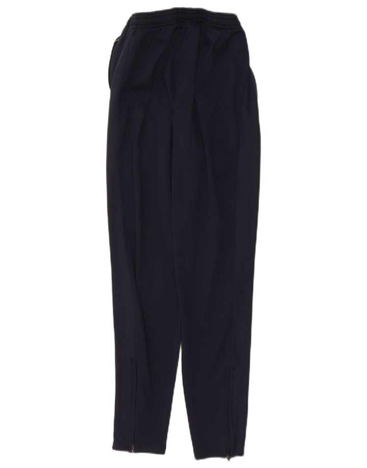 Męskie spodnie dresowe NIKE Dri Fit z grafiką, małe, granatowe, z poliestru