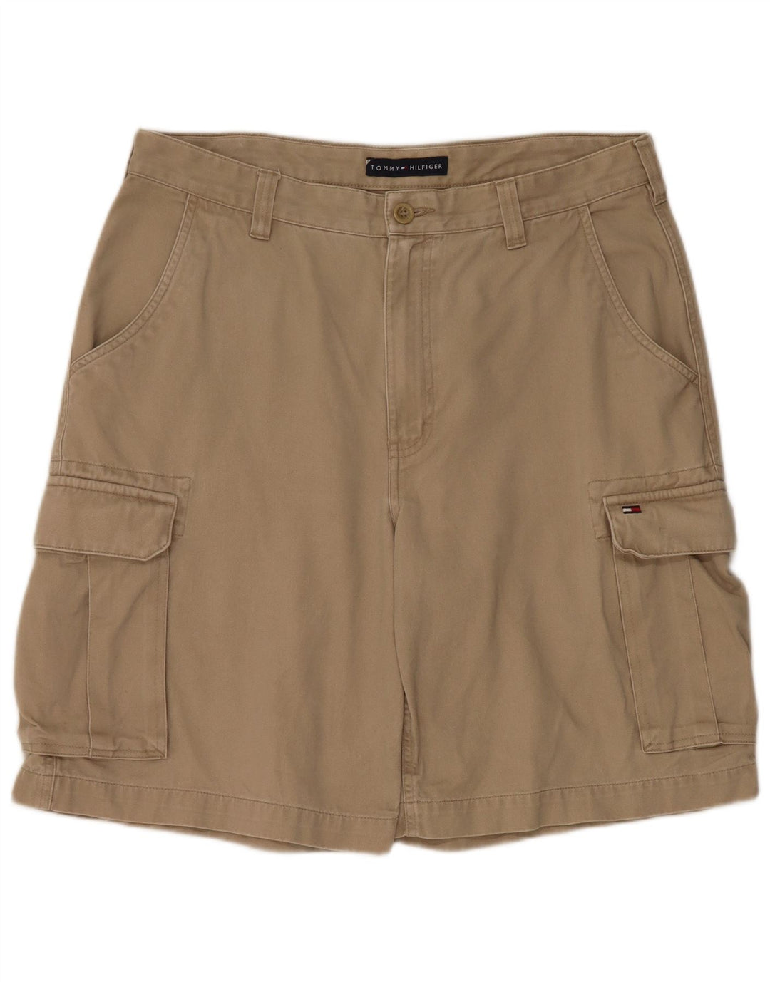 Męskie spodenki cargo Tommy Hilfiger W33 w kolorze średniego beżu, bawełniane