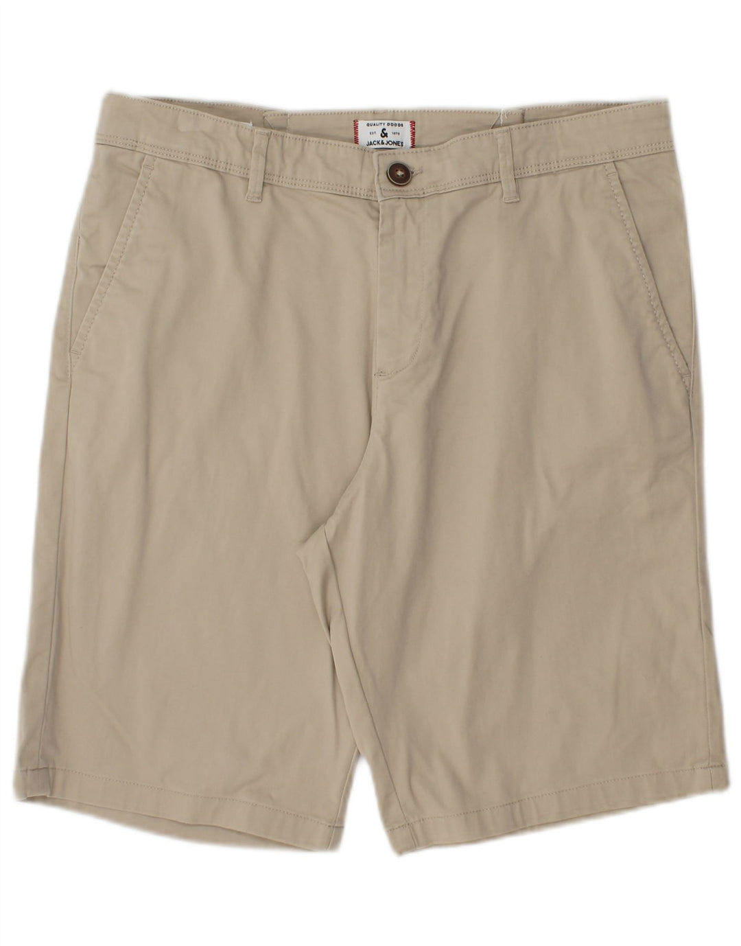 Męskie spodenki Chino JACK & JONES, duże W32, beżowa bawełna