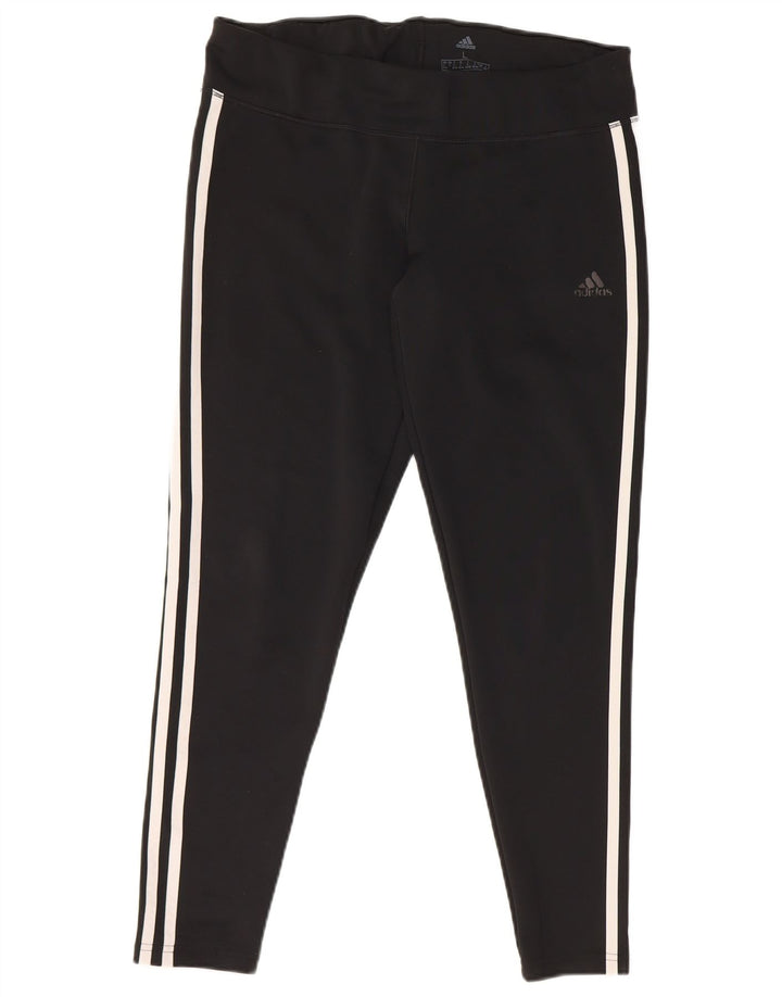 Damskie legginsy Adidas Climalite UK 16/18, duże, czarne