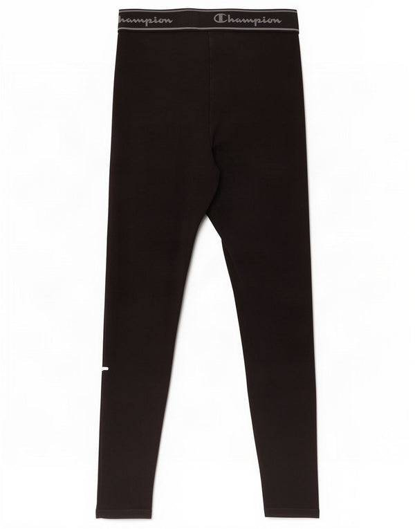 Damskie legginsy Champion Graphic UK 4 XS, czarne, bawełniane