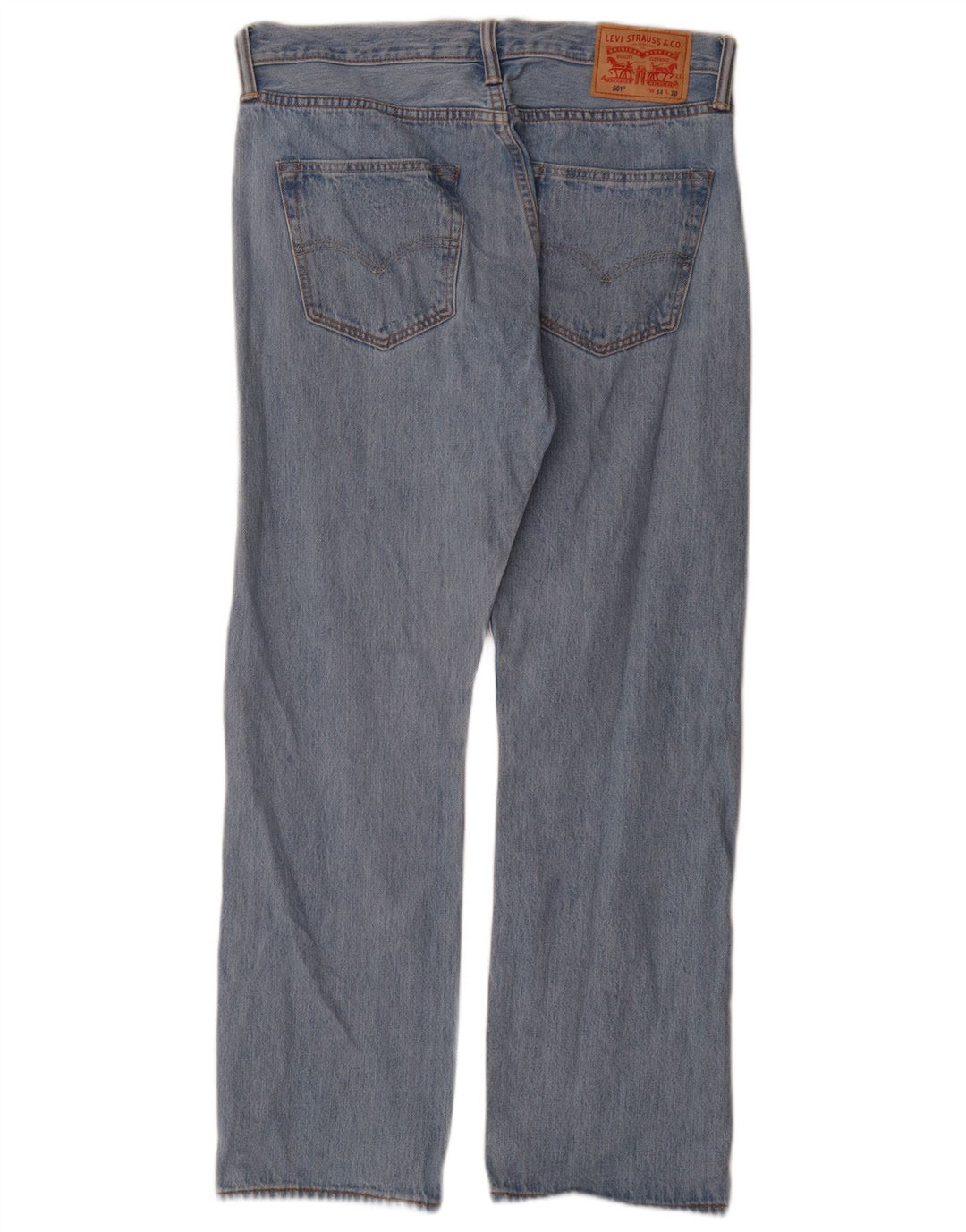 Męskie proste dżinsy Levi's W34 L30 Niebieskie bawełniane