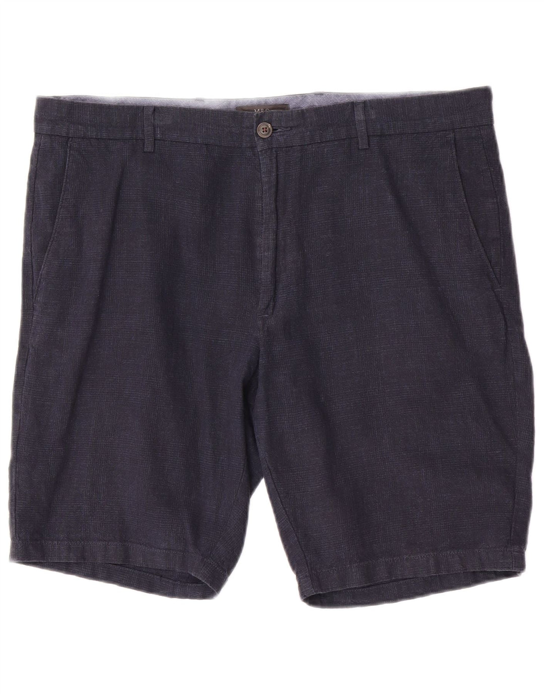 Męskie spodenki Chino Marks & Spencer W38 XL, granatowe, bawełniane