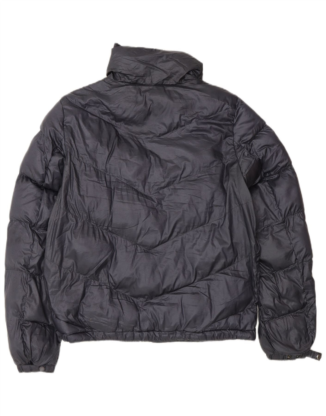 Męska ocieplana kurtka Massimo Dutti UK 36, mała, granatowa, poliestrowa