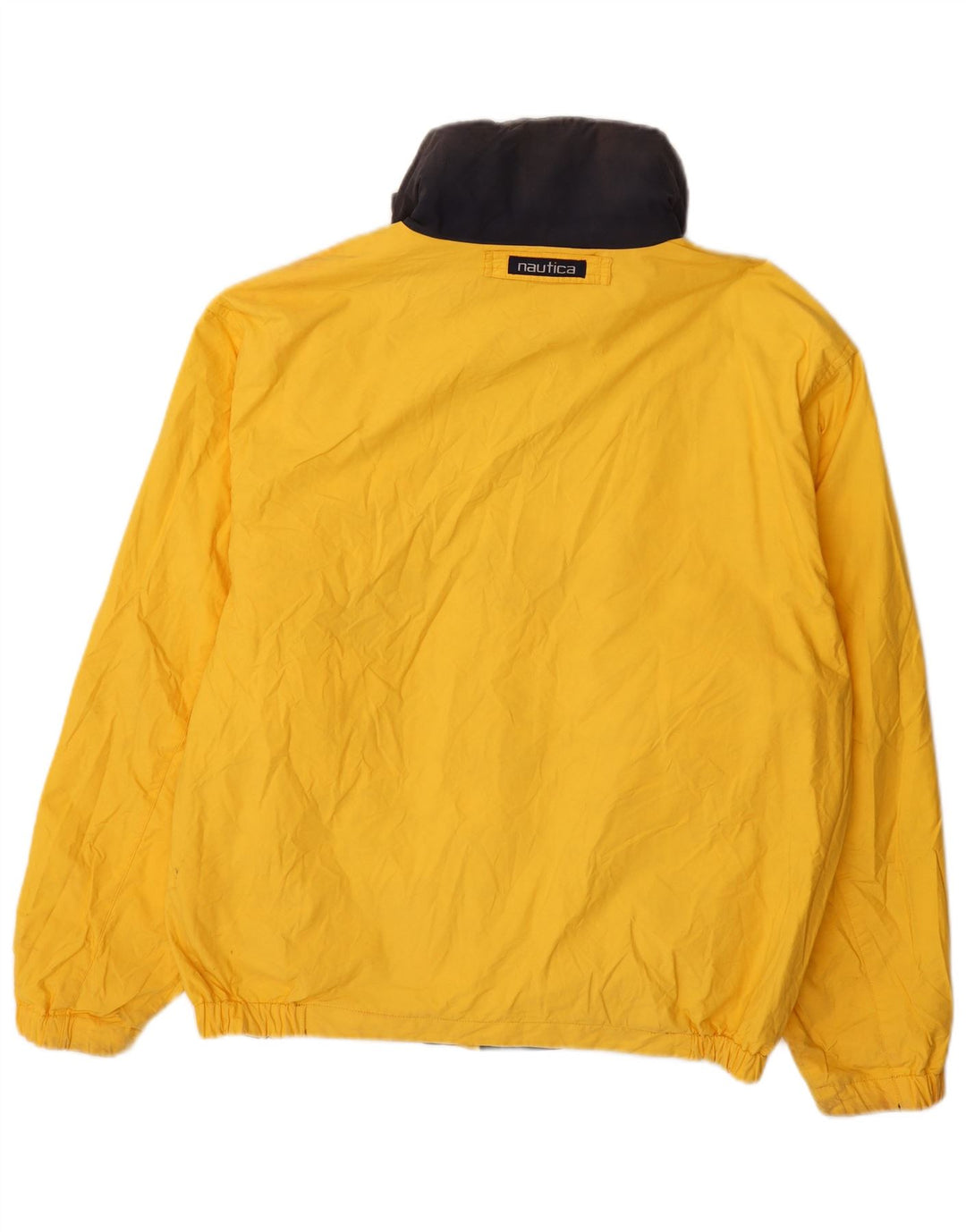 Męska dwustronna kurtka Nautica UK 40, duża, wielobarwna bawełna z blokami kolorów