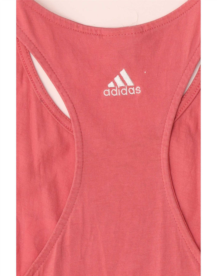 Damska kamizelka graficzna Adidas Top UK 10 Mały różowy